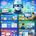 ChatGPT Tutorial 2026 infographic showing beginner steps, prompt structure formula, advanced prompting techniques, and business use cases.